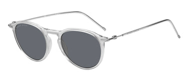 Men Hugo Boss Sunglasses: Boss 1309/S - Crystal Silver - SpecSMART Eye Clinic (Diagonal View)